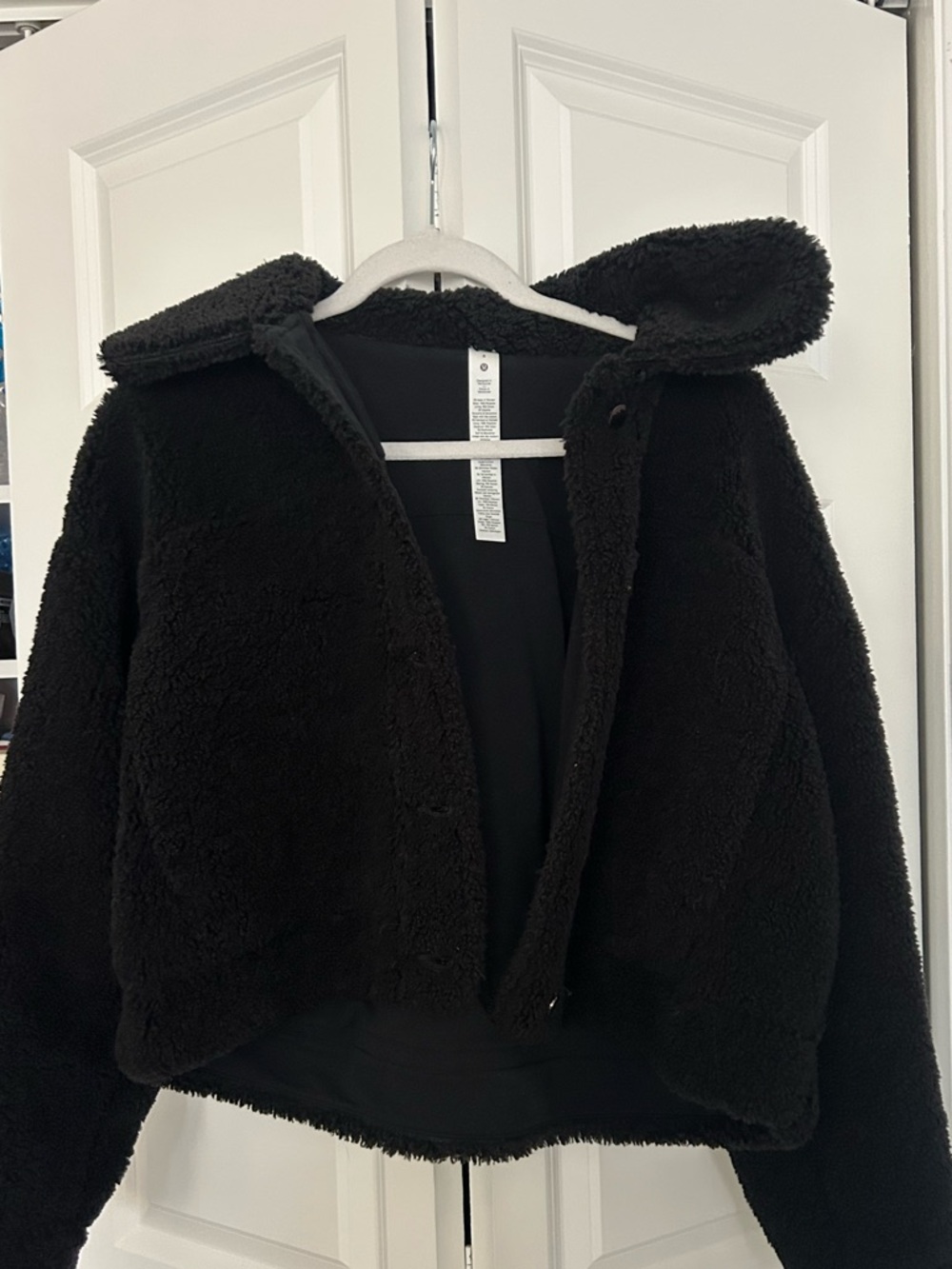 Lulu lemon button down Sherpa jacket
